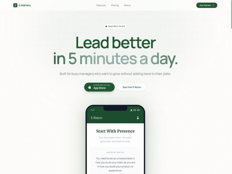 Preview for It Matters