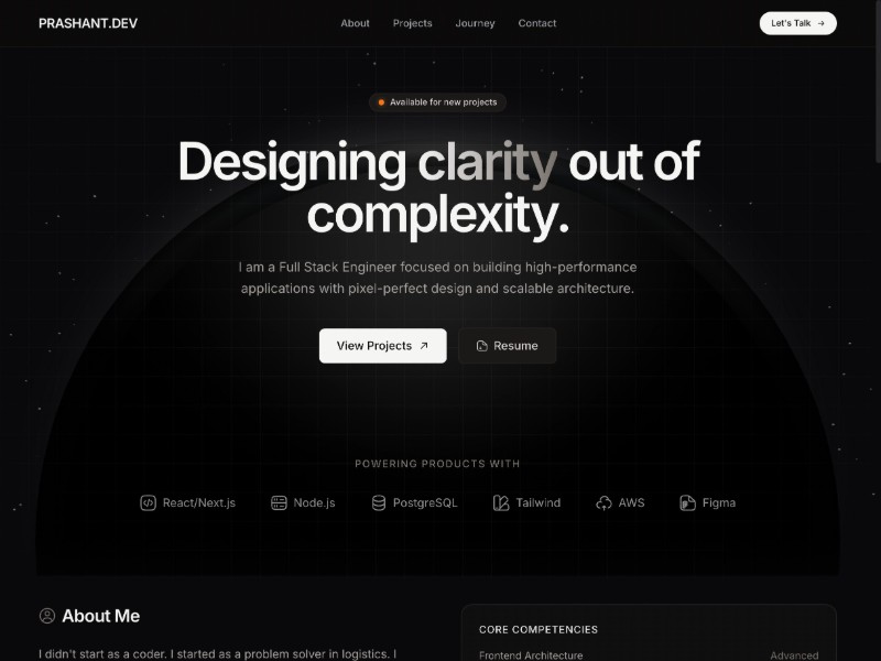 Preview for Prashant Jha | Frontend Developer