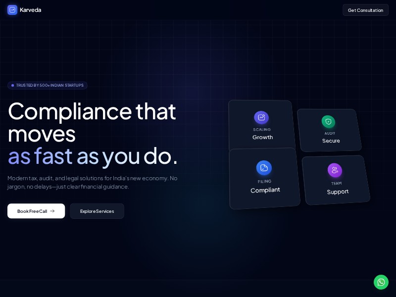 Preview for CA Firm Landing Page Template