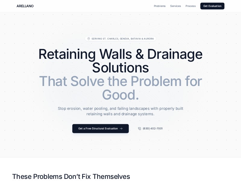 Preview for Landscaping Services Landing Page Template