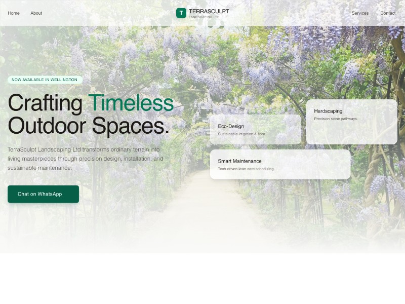 Preview for Landscaping Services Landing Page Template