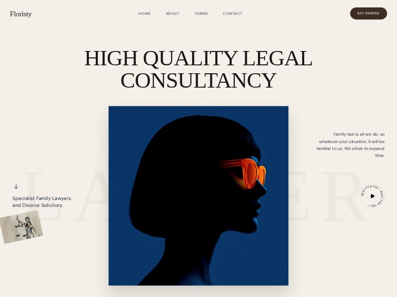 Preview for Legal Consultancy Landing Page Template