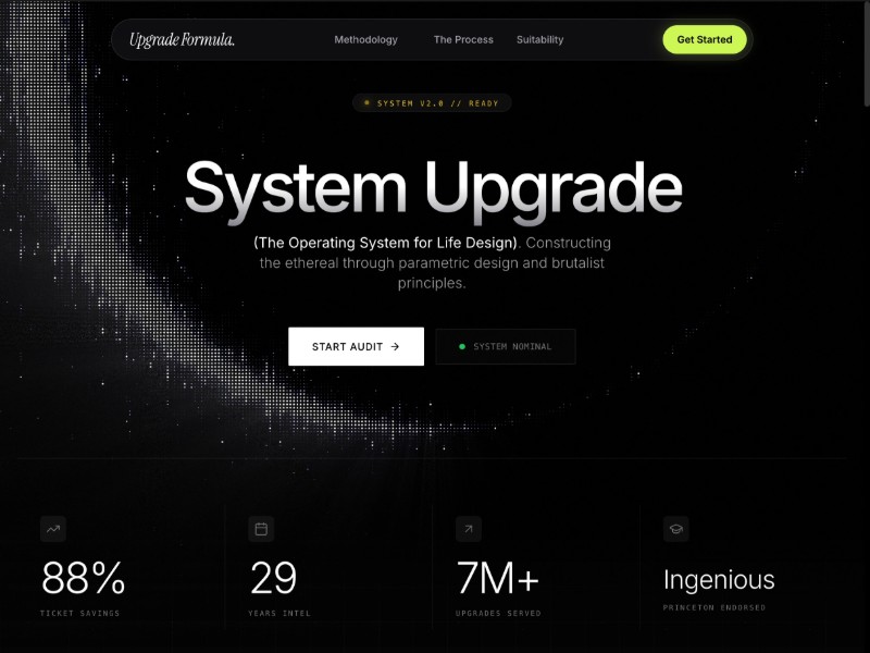Preview for Life Design Systems Landing Page Template