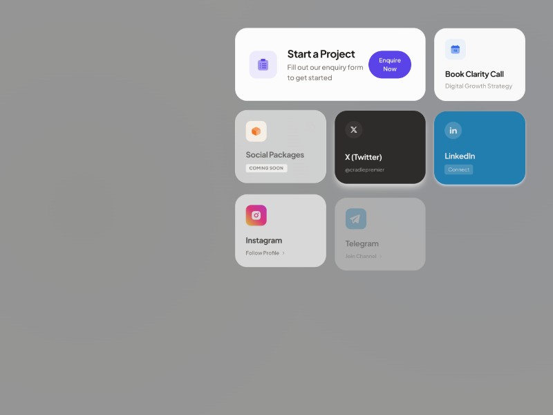 Preview for Social Links Landing Page Template