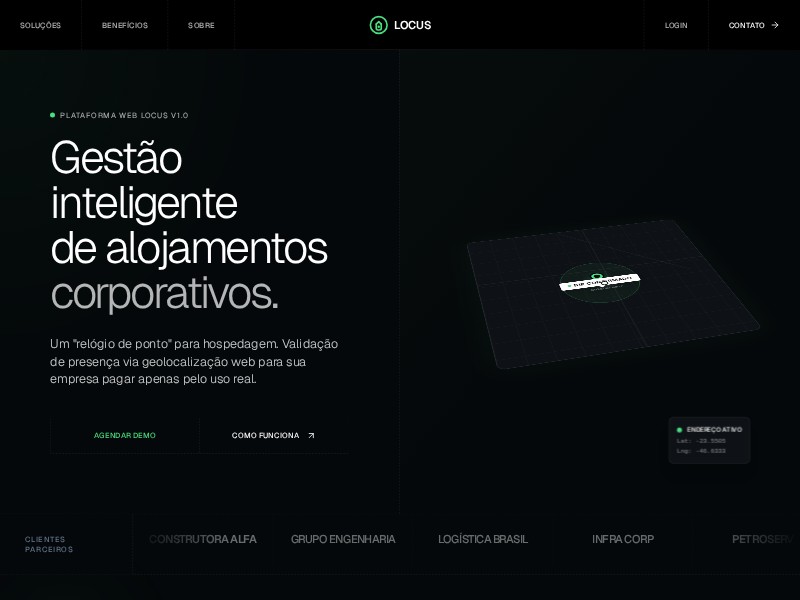 Preview for Landing Page Locus