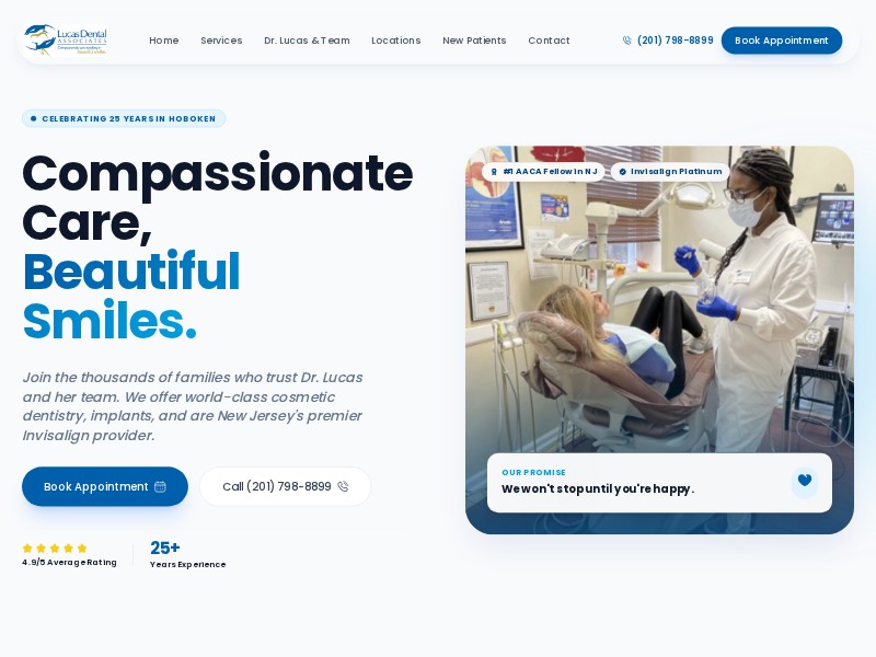 Preview for Lucas Dental Wesbite