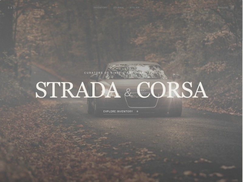 Preview for Luxury Automotive Dealership Landing Page Template