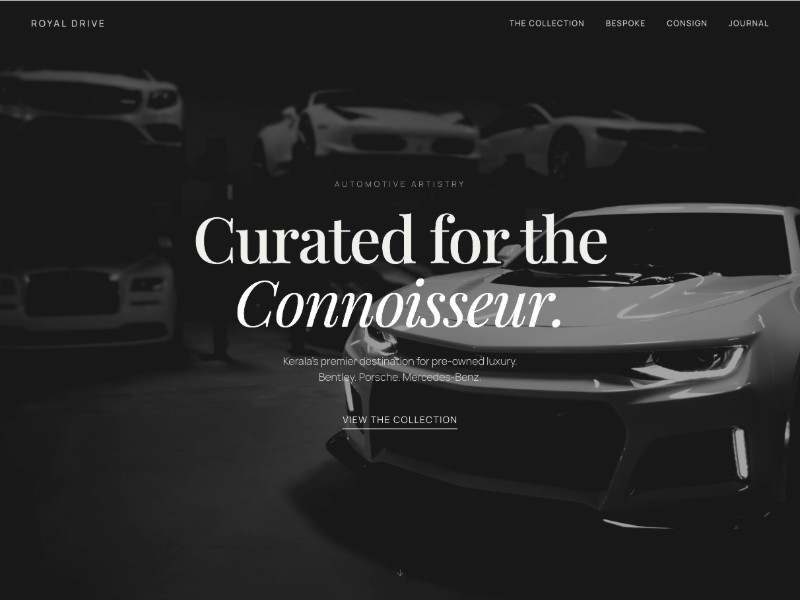 Preview for Luxury Auto Dealer Landing Page Template