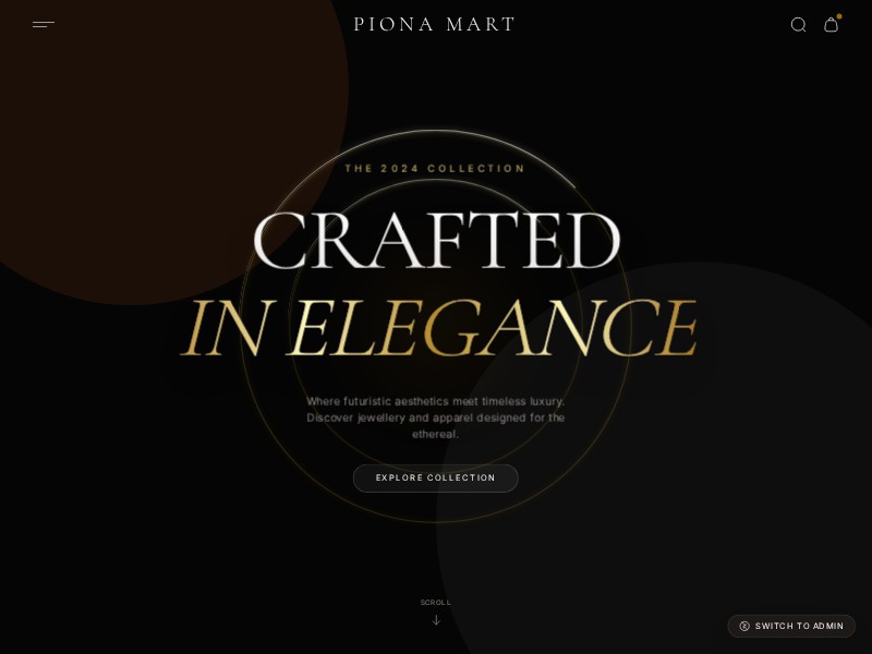 Preview for Luxury Fashion & Jewellery Website Template