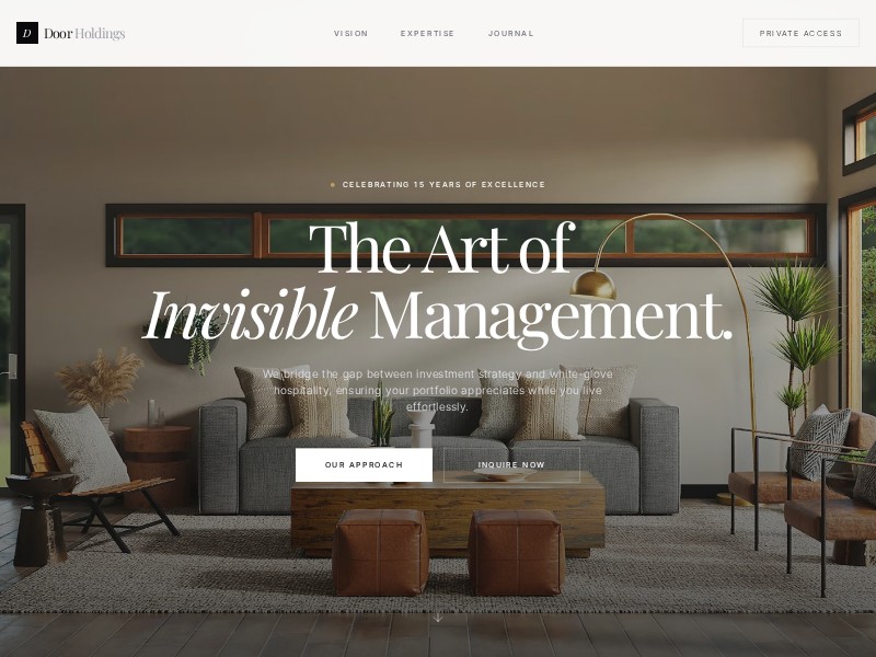 Preview for Luxury Property Management Landing Page Template