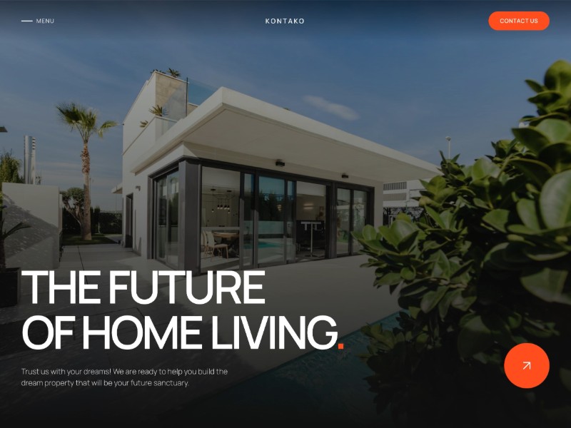 Preview for Real Estate Architecture Landing Page Template
