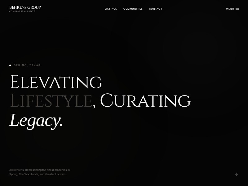 Preview for Luxury Real Estate Agent Landing Page Template