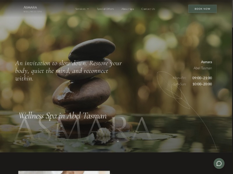 Preview for Luxury Spa Landing Page Template
