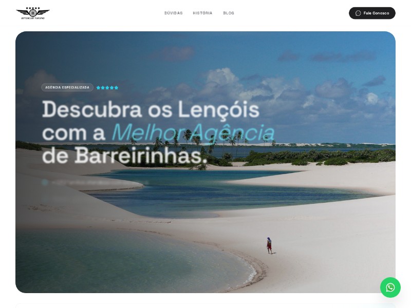 Preview for Travel Agency Landing Page Template