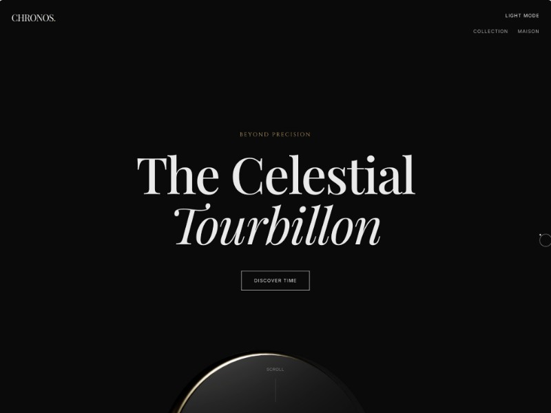 Preview for Luxury Watch Landing Page Template