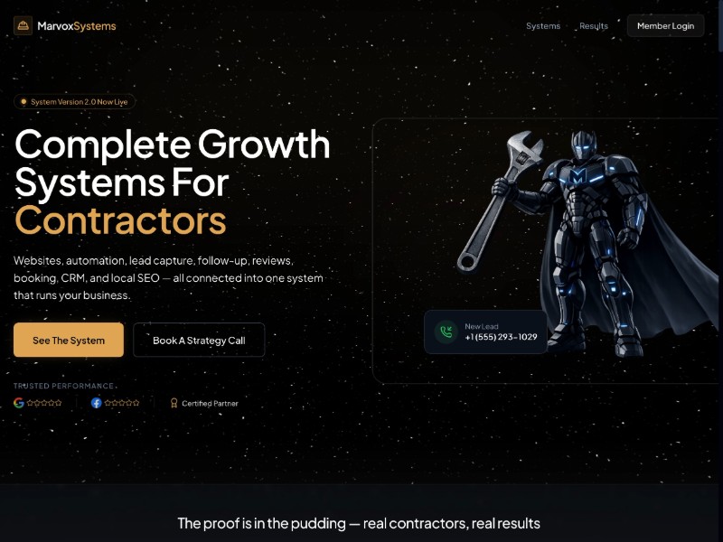 Preview for Lead-Gen Agency Landing Page Template