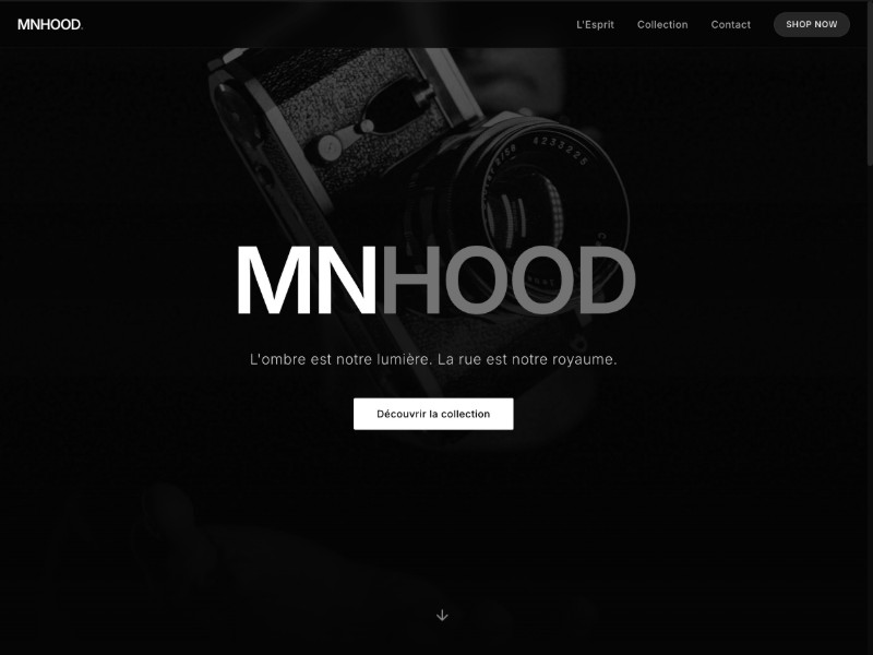 Preview for Urban Streetwear E-commerce Landing Page Template