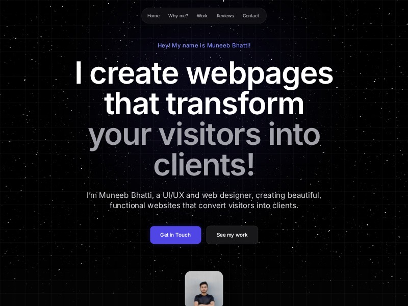 Preview for Muneeb Bhatti | Professional UI/UX & Product Designer