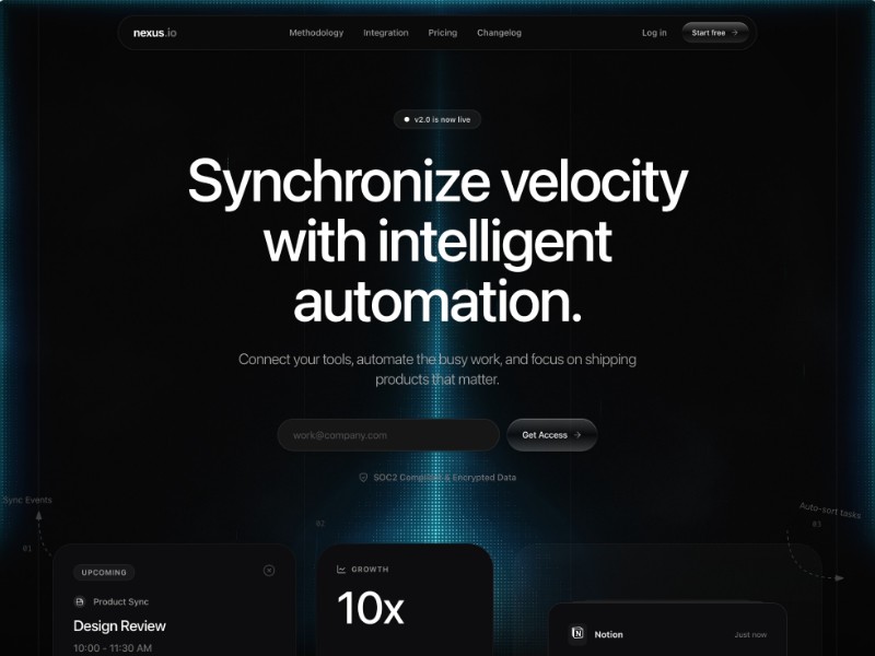 Preview for AI Automation SaaS Landing Page Template