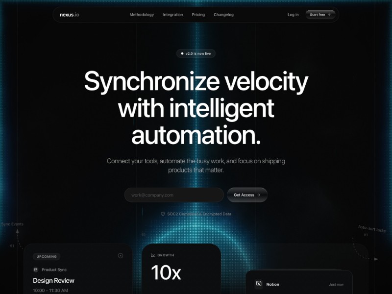 Preview for AI Automation SaaS Landing Page Template
