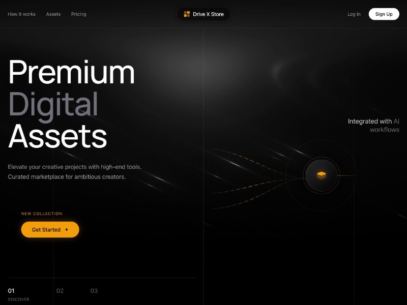 Preview for Digital Marketplace Landing Page Template