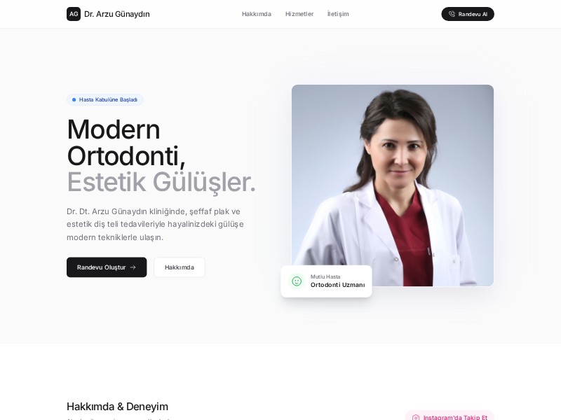 Preview for Orthodontist Landing Page Template