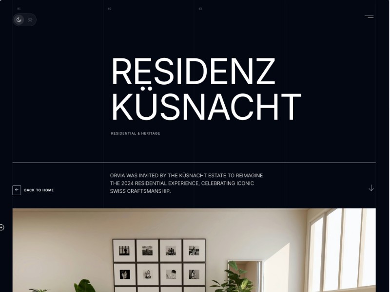 Preview for Architecture Project Detail Page Template