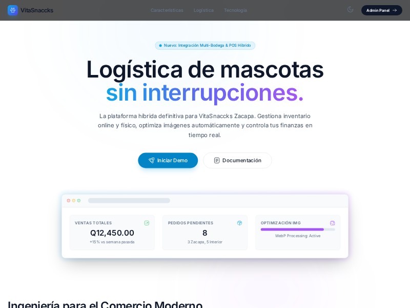 Preview for Pet Food Logistics Landing Page Template