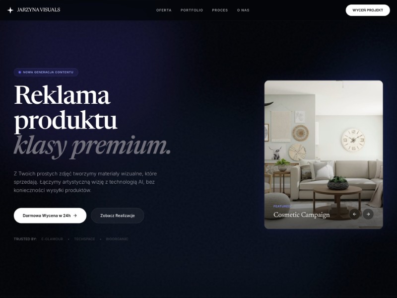 Preview for Premium Product Advertising Landing Page Template