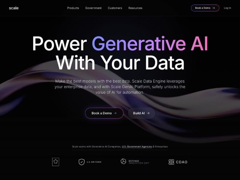 Preview for Enterprise AI Automation Landing Page Template