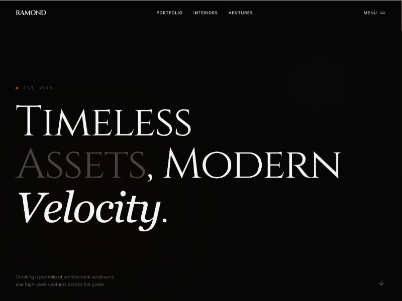 Preview for Real Estate Investment Portfolio Website Template