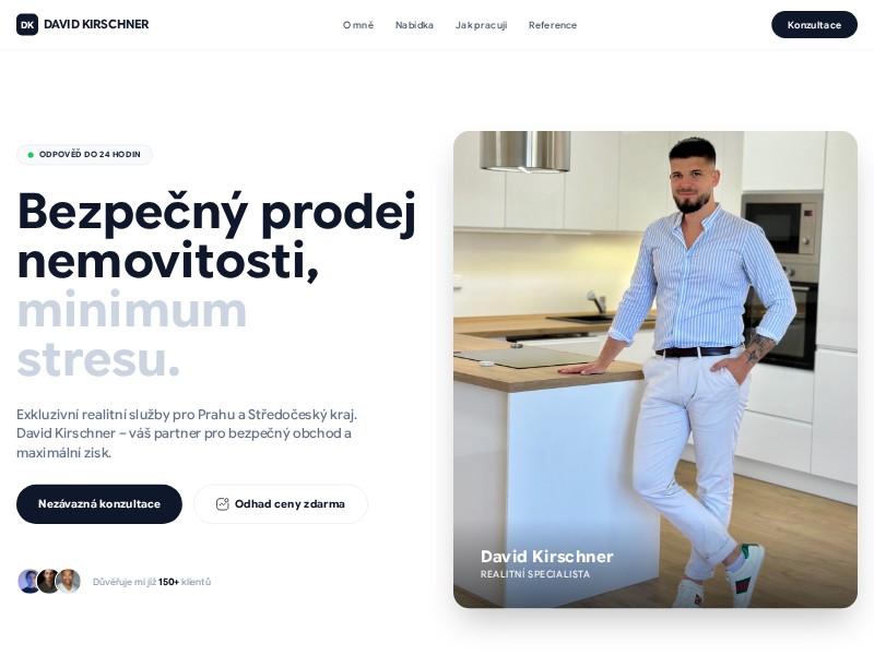 Preview for Real Estate Agent Landing Page Template