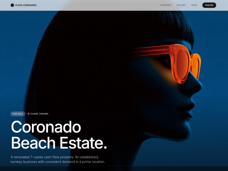 Preview for Real Estate Property Listing Landing Page Template