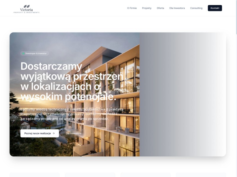 Preview for Real Estate Developer Landing Page Template