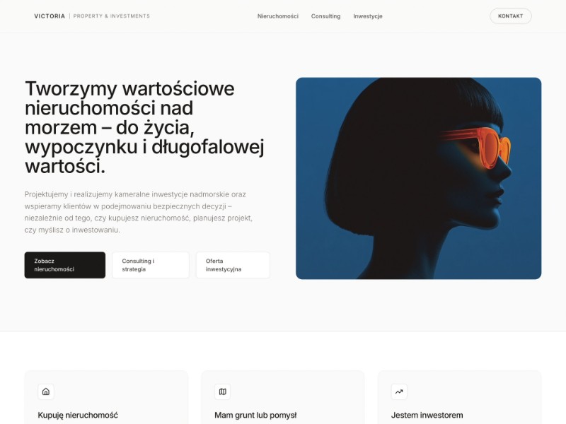 Preview for Real Estate Investment Landing Page Template