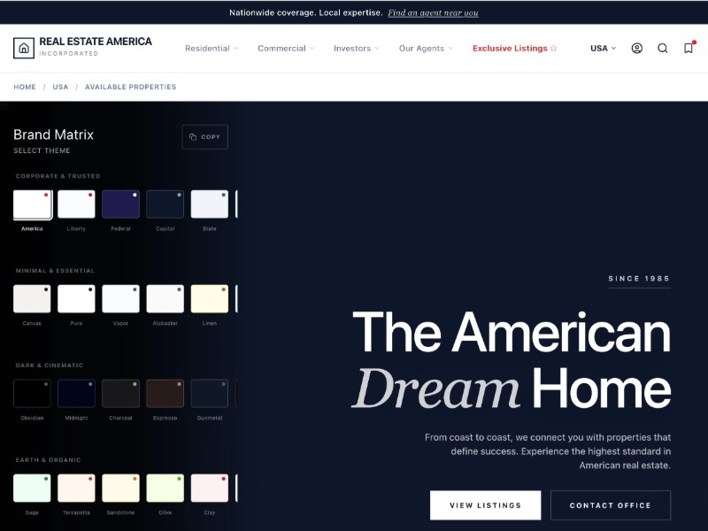 Preview for Real Estate Landing Page Template