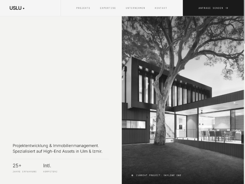 Preview for Real Estate Project Development Landing Page Template