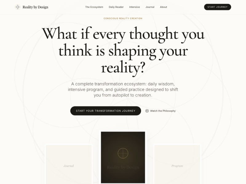 Preview for Conscious Coaching Landing Page Template