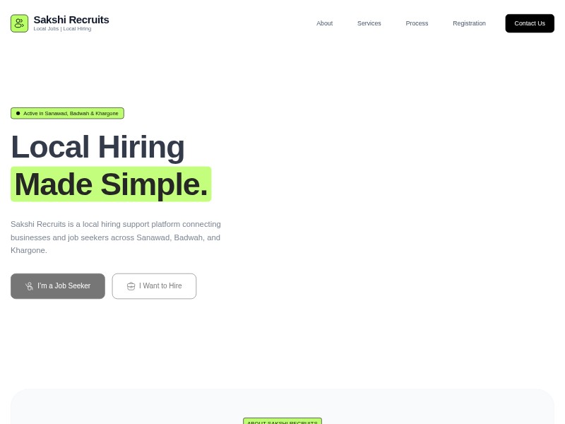 Preview for Local Hiring Made Simple.