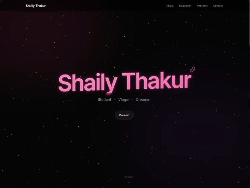 Preview for Personal Portfolio Landing Page Template