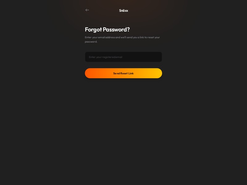 Preview for Snäxx Login Page Template