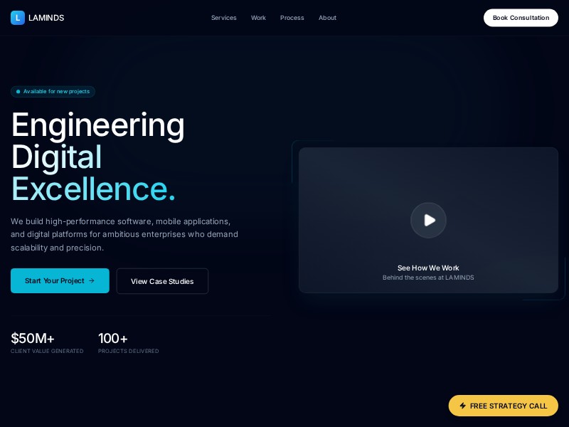 Preview for Software Development Agency Landing Page Template