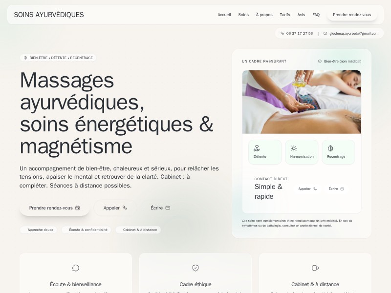 Preview for Ayurvedic Genevieve Leclercq