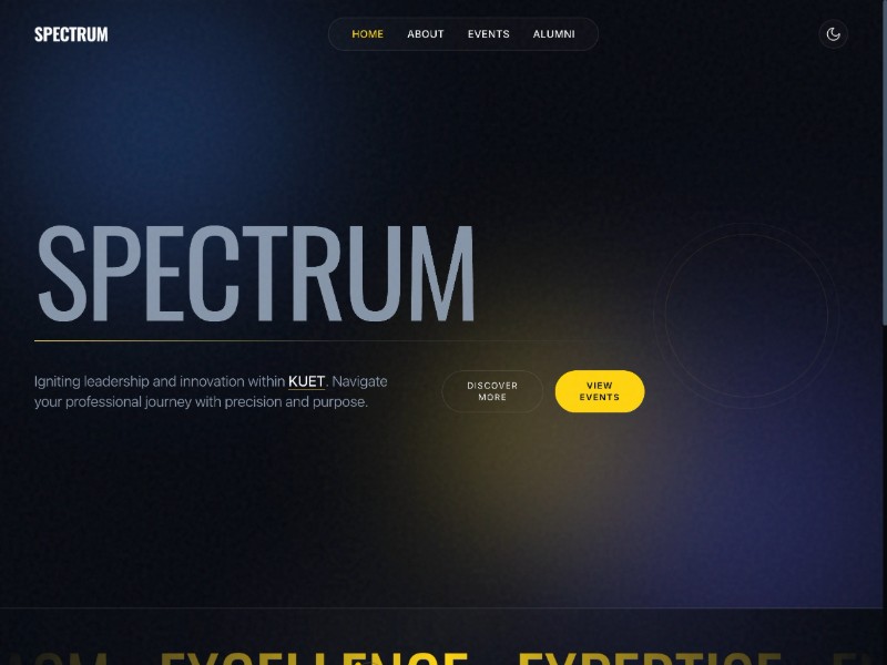 Preview for Spectrum Website Template