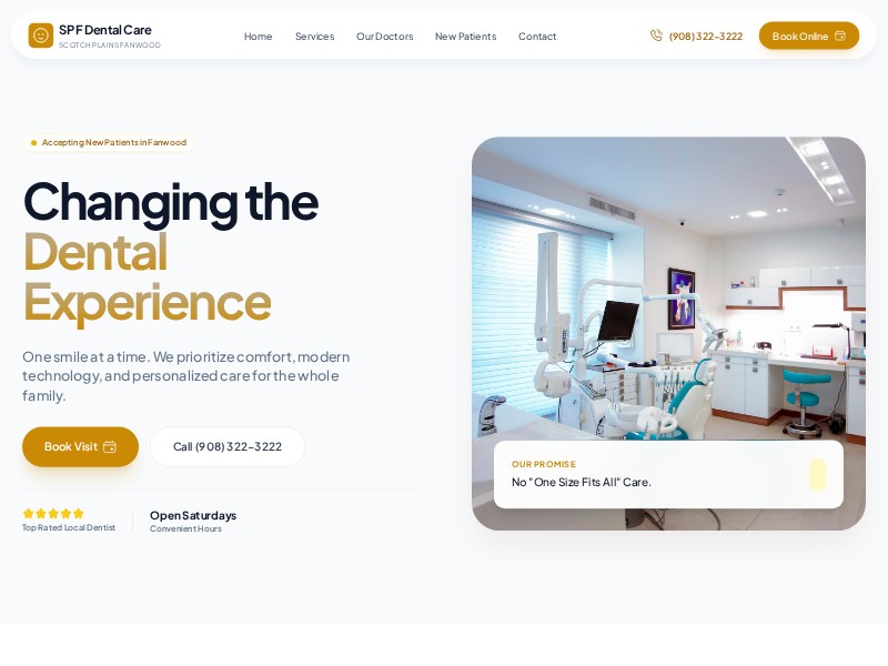 Preview for Dental Clinic Landing Page Template