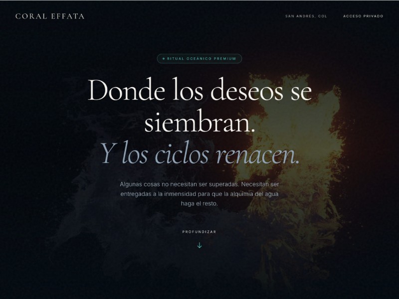 Preview for Spiritual Retreat Landing Page Template