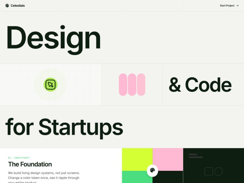 Preview for Startup Design Studio Landing Page Template