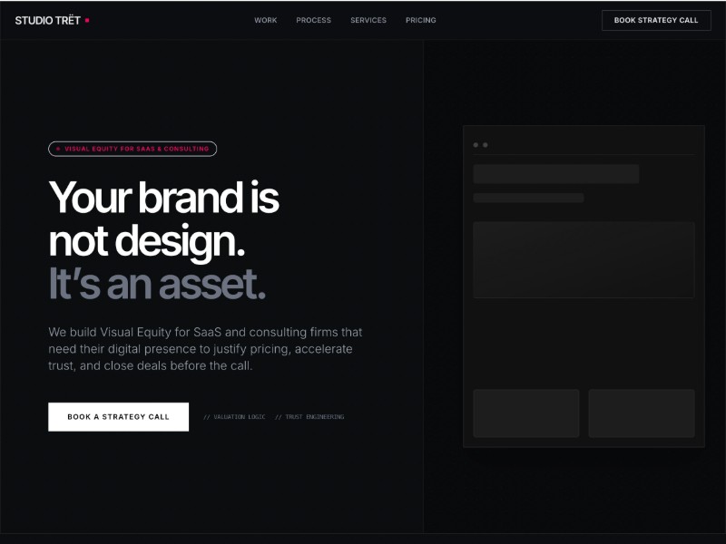 Preview for Studio Tret  | Visual Equity for SaaS & Consulting