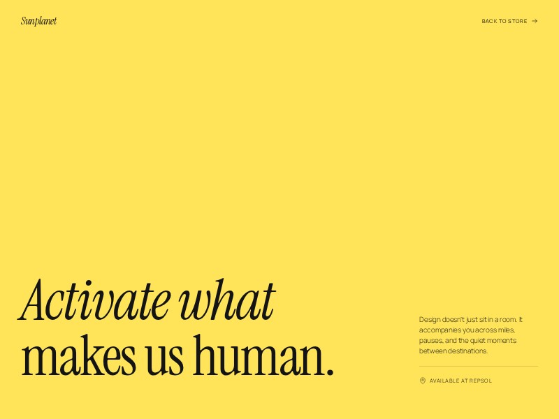 Preview for Sunplanet Lifestyle Brand Landing Page Template