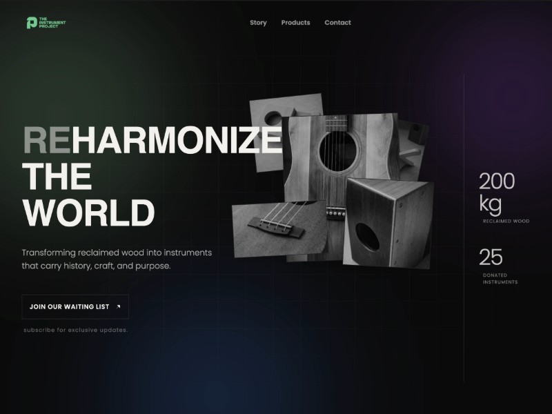 Preview for Canvas Visual Storytelling Landing Page Template